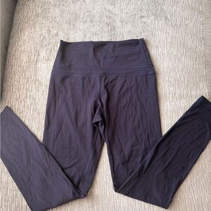 High-Waisted Navy Leggings